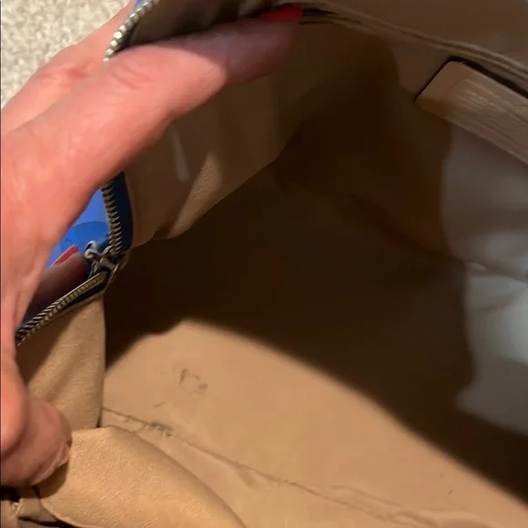 Beautiful Coach Blue Leather Handbag - Picture 11 of 11